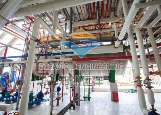 Planta de aço inoxidável do pré-tratamento do óleo com temperatura personalizada controle do PLC