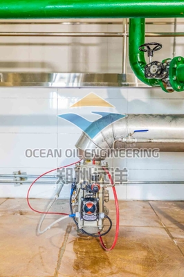 Equipamento refinador físico automático 200TPD do óleo comestível com controle do PLC