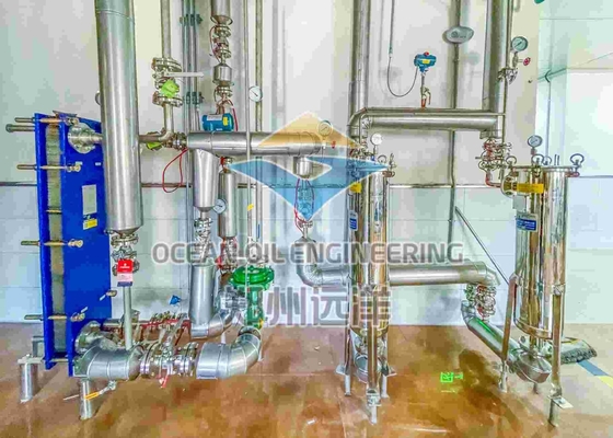 Planta contínua de refinação de óleo comestível totalmente automático máquina pequena trifásica 380V/440V