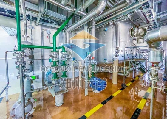 220V / planta e aço carbono de refinaria dos SS do óleo 380V comestível totalmente automático