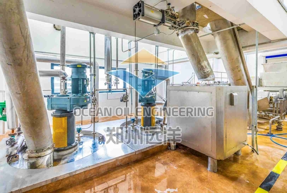 Linha de produção de aço inoxidável do biodiesel 10 - 500 toneladas pelo dia automático