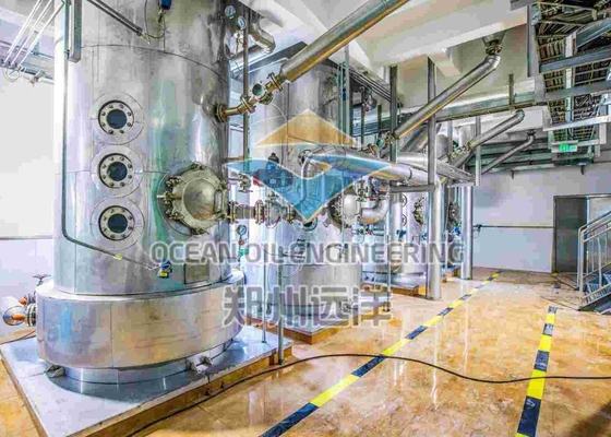 Equipamento automático personalizado de biodiesel 380V para destilação e esterificação de ácidos graxos