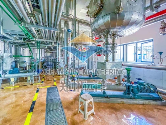 Instalação de refino físico eficiente para a produção de biodiesel com certificação ISO9001