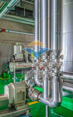 Equipamento de refino de óleo comestível eficiente Desvaxagem de óleo de soja com extractor rotativo