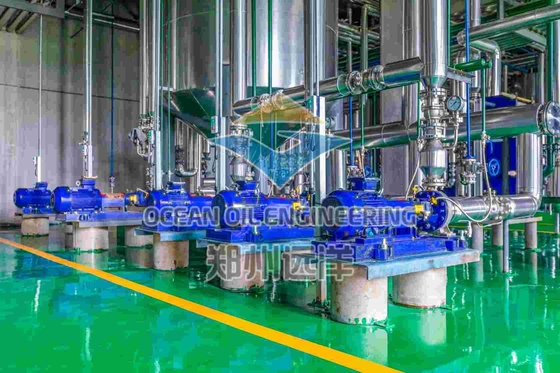 Equipamento automático de refino de óleos comestíveis Capacidade de produção 500-1000 T/dia