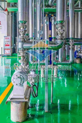 Equipamento de biodiesel controlado por PLC Processo de destilação e esterificação de ácidos graxos