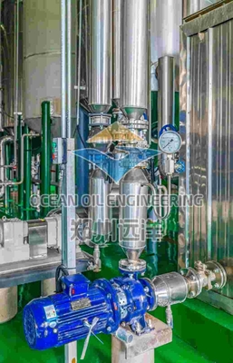 Instalação de pré-tratamento de sementes oleaginosas de processamento físico/químico para classificação totalmente automática