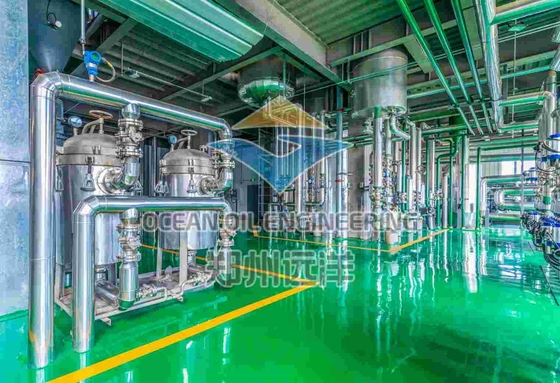 200 - 500TPD Equipamento de refino de óleo comestível para capacidade de produção de óleo