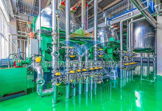 Operação automática Instalação de refino de óleo físico Produção automática 500-1000 T/D