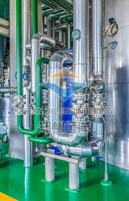 10-500 toneladas/dia Equipamento de biodiesel Refrigerador de água com sistema de controlo PLC