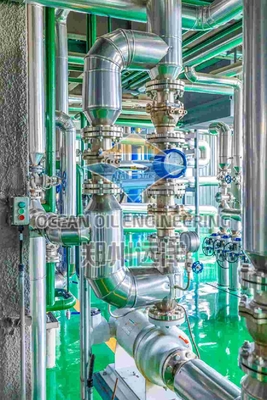 ISO9001 Instalação de fraccionamento seco de óleo de palma 40m2 Área de filtragem para resultados de qualidade