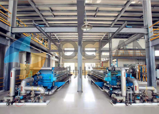Equipamento do fracionamento do óleo comestível da máquina da imprensa de filtro da membrana do quadro da placa