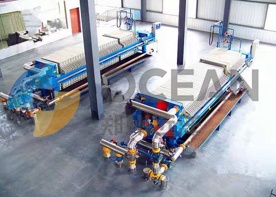 Equipamento do fracionamento do óleo comestível da máquina da imprensa de filtro da membrana do quadro da placa