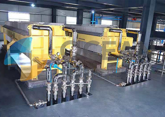 Equipamento do fracionamento do óleo comestível da máquina da imprensa de filtro da membrana do quadro da placa