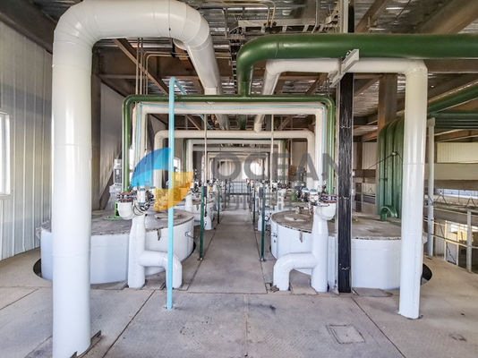 1000-1500T / Planta de refinaria de petróleo comestível pequena 380V do dia 440V