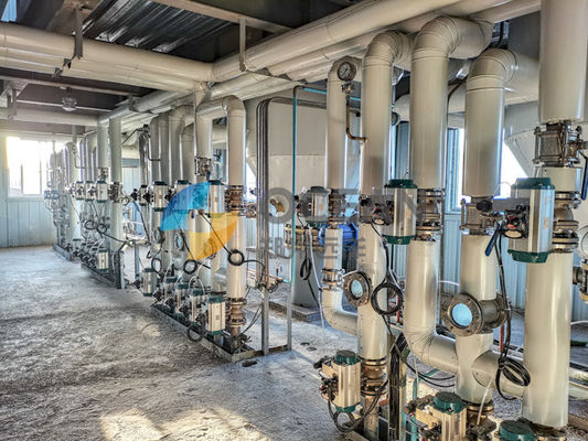 Refinação química totalmente automático do óleo comestível 1000-1500 toneladas/dia