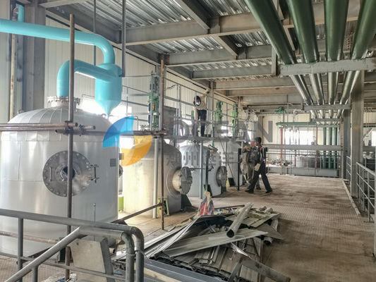 Planta do pré-tratamento do óleo que limpa selecionando o projeto do OEM 3D