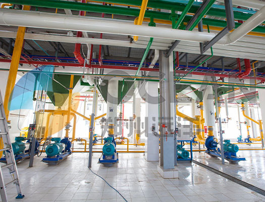 Óleo de feijão de soja que lixivia OEM 40HQ do equipamento da extração do óleo comestível