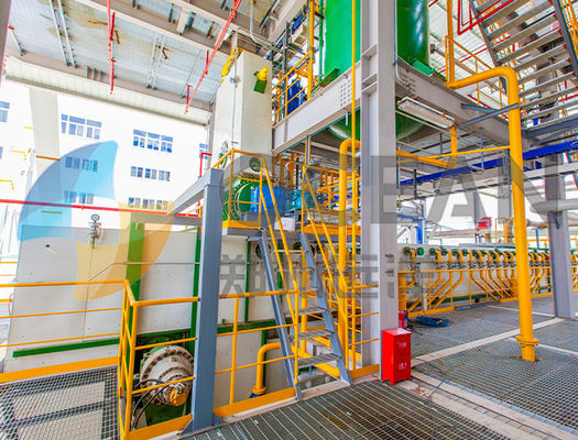 Extração solvente automática da planta da extração do óleo 100TPD comestível