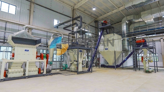 Planta de refinaria química do equipamento da refinação de óleo comestível do feijão de soja do CS