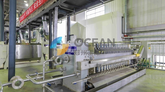 Planta de refinaria química do equipamento da refinação de óleo comestível do feijão de soja do CS
