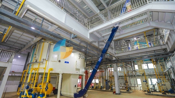 Equipamento da refinaria de petróleo da palma do CS da pequena escala com tanque da decruagem