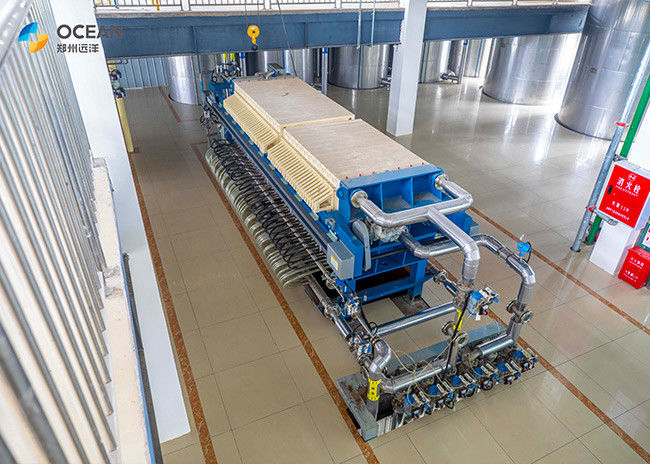 Equipamento do fracionamento do óleo comestível da máquina da imprensa de filtro da membrana do quadro da placa